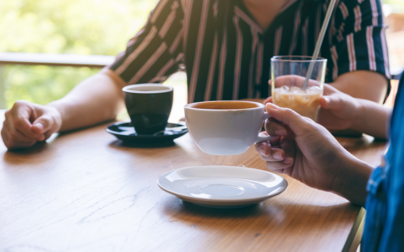 koffie drinken
